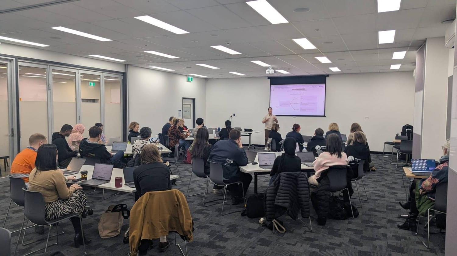 Better People delivering an AI training session to Merri-bek City Council staff